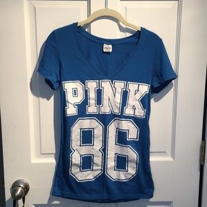 VS Pink blue top size S